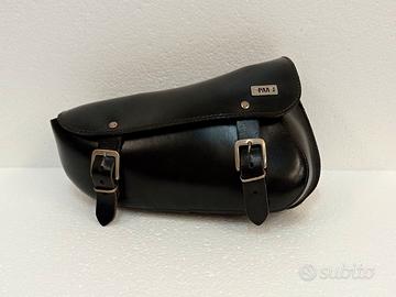 BORSA MOTO IN CUOIO USATA IN PERFETTO STATO SPAAN