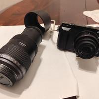 mirroless LUMIX GX80, con doppio obiettivo 