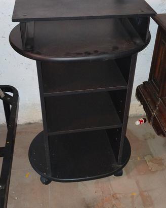 mobiletto  3 scaffali + rialzo porta tv