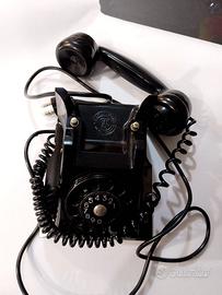 Telefono antiquariato anni 70 nero