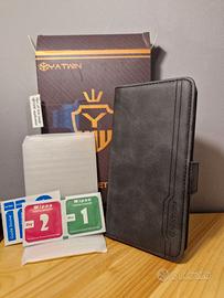 Cover pieghevole + vetro temperato iPhone XR