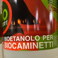 Bioetanolo per  bio caminetti e stufe