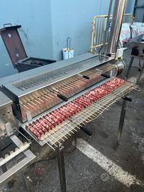 Fornacella a carbone per arrosticini automatic