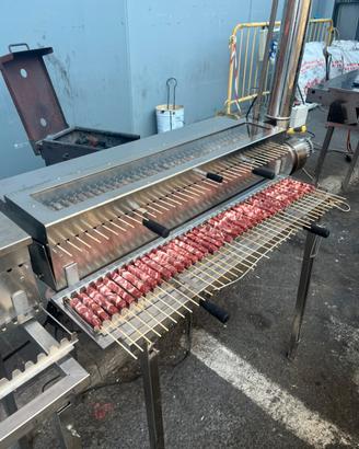 Fornacella a carbone per arrosticini automatic