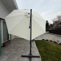 Ombrellone da giardino a palo decentrato Ø 340 cm