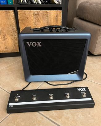 Vox VX50 GTV: 50W Ibrido Nutube con foot switch