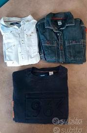 2 camicie e 2 maglioni bambino 4 anni