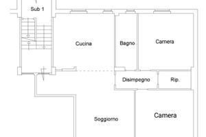 Quadrilocale ristrutturato con cantina/garag