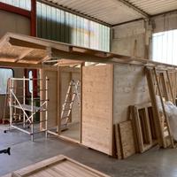 Casetta in Legno Nuova con Veranda misure 5x3