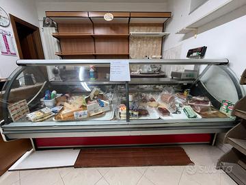 Banco frigo con 2 celle frigorifere - 2,5 m