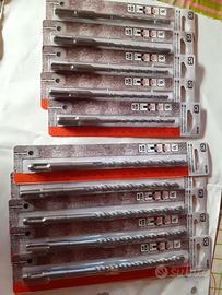 10+10 Punte Trapano SDS cemento 10x220 mm e 6x160