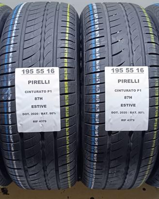 4 GOMME 195 55 16 PIRELLI RIF4378