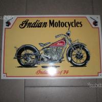 INDIAN Chief tabella metallo