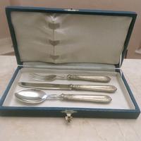 Set posate placcato argento 800 Solingen