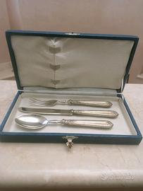 Set posate placcato argento 800 Solingen