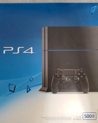 PS4 500GB + 4 giochi + stand verticale