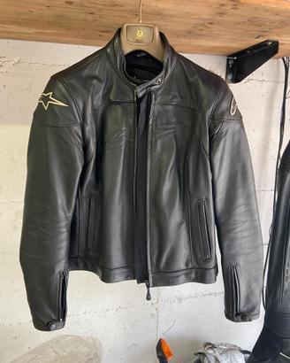 Giacca in pelle moto