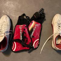 Scarpe calcetto con parastinchi