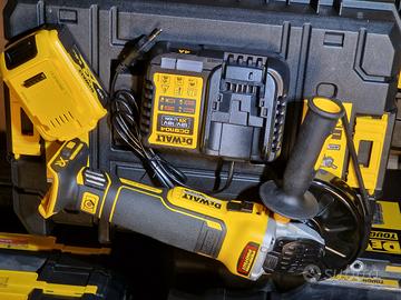 NUOVO KIT DEWALT SMERIGLIATRICE DCG405 18V BATT5Ah