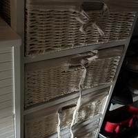 Mibiletto bianco con cestini