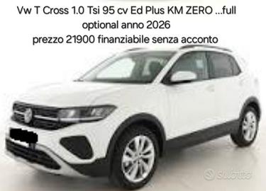 Volkswagen T-Cross 1.0 TSI Edition Plus95 cv km ze