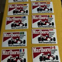 Adesivi originali Marlboro f1