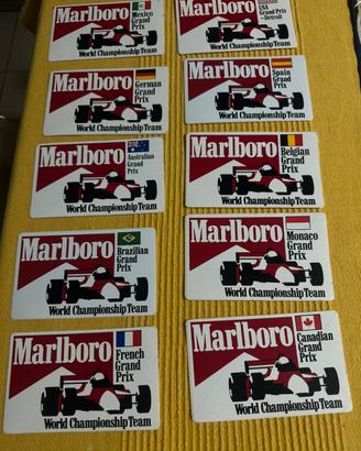 Adesivi originali Marlboro f1