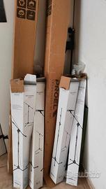 Aste giraffa telescopica professio proel pro200bk