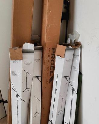 Aste giraffa telescopica professio proel pro200bk