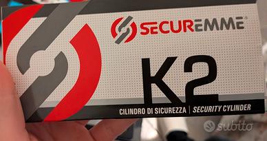 cilindro europeo blindato Securemme K2 40+40 mm