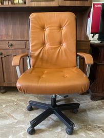 Sedia ufficio in pelle