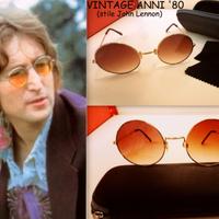 Occhiali sole vintage anni '80 stile JOHN LENNON