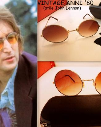 DESIGN - Occhiali Da Sole Rotondi Con Lenti E Montatura Kaki - Foto 13