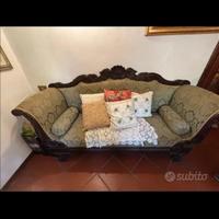 Divano antico legno massello