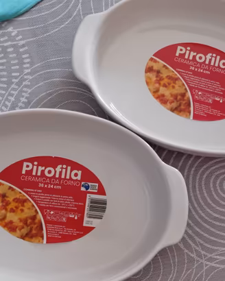 Set di 2 pirofile in ceramica da forno
