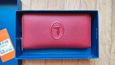 Portafoglio rosso Trussardi NUOVO 