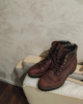 stivaletto rossiccio donna timberland 39