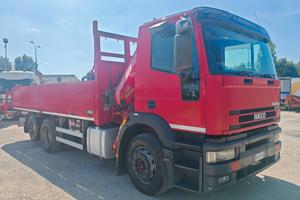 Iveco Eurotech 350 cursor cassone e Gru Fassi