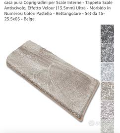 Tappeto per scale interne nuovo imballato