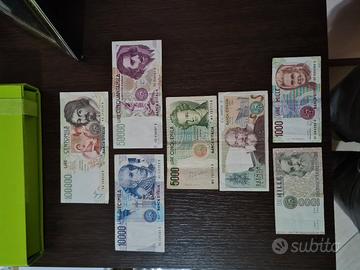 lotto lire banconote lira 
