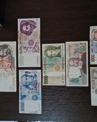 lotto lire banconote lira 