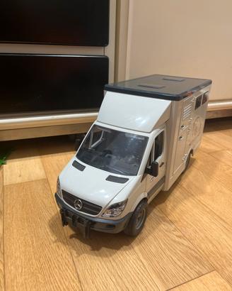 camion porta animali mercedes giocattolo