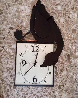 Orologio a parete con sagoma di anatra