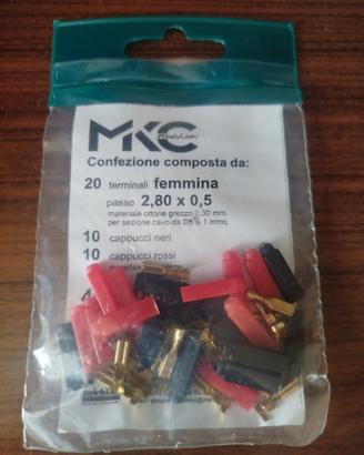 Confezione Faston Femmina 2,8mm MKC
