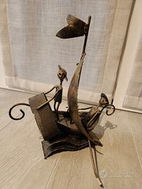 statuetta in bronzo 