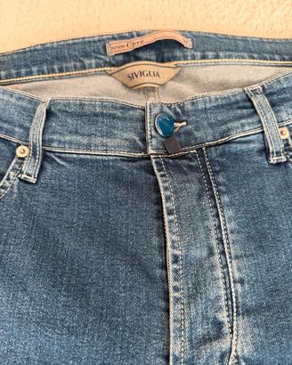 Jeans Siviglia Denim Core Taglia 52 Uomo 🇮🇹