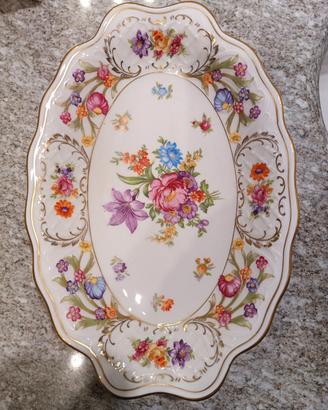 piatto ceramica BAVARIA SCHUMANN 35 vintage FIORI