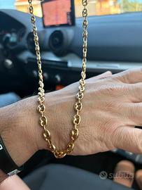 Collana maglia marina