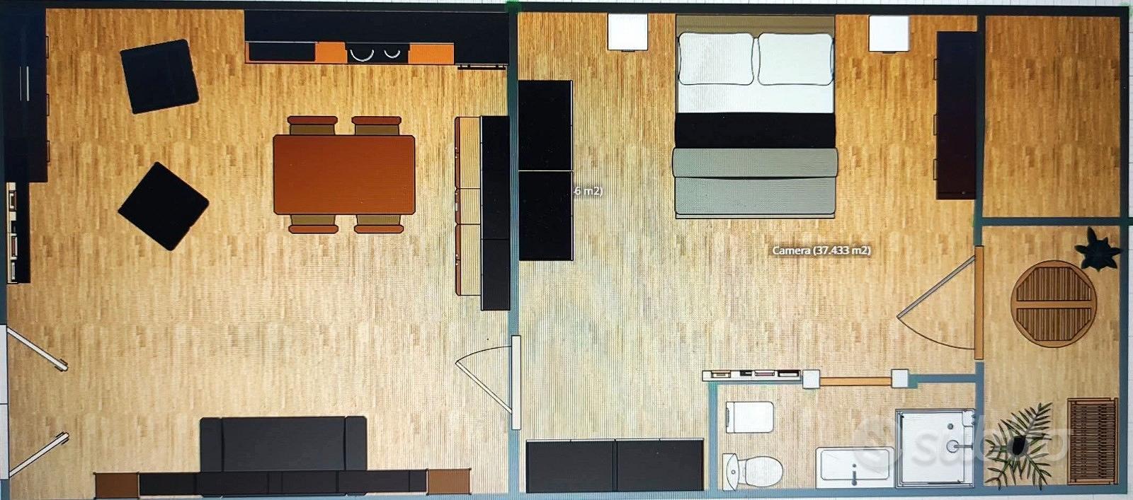 2h asunto, 60 m²
