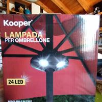 💡 Lampada per ombrellone Kooper 24 led regolabile